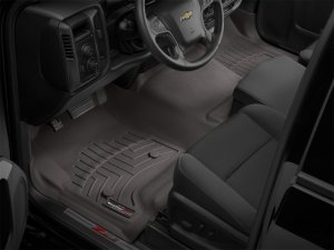 Chevrolet Silverado FloorLiner - Front - WeatherTech - DigitalFit - Cocoa - `14-`27