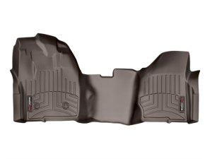 Ford F-350 FloorLiner - Front - WeatherTech - DigitalFit - Cocoa - `12-`16