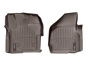 Ford F-250 FloorLiner - Front - WeatherTech - DigitalFit - Cocoa - `12-`16