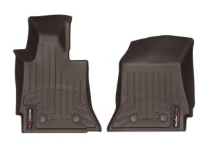 Chevrolet Corvette FloorLiner - Front - WeatherTech - DigitalFit - Cocoa - `14-`27