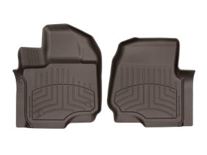 Ford F-150 SuperCab Floor Mat - Front - WeatherTech - FloorLiner HP - Cocoa - `15-`27