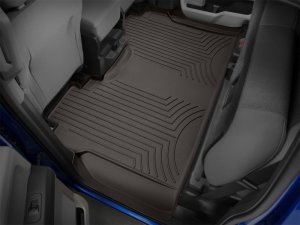 Ford F-150 3D FloorMat - Rear - WeatherTech - FloorLiner HP - Cocoa - `15-`27