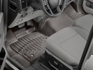 Ford F-150 FloorLiner - Front - WeatherTech - DigitalFit - Cocoa - `15-`27