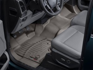 Ford F-150 Floor Mats - Front - WeatherTech - DigitalFit - Cocoa - `15-`27
