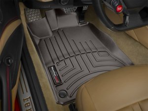 Ferrari California T FloorLiner - Front - WeatherTech - DigitalFit - Cocoa - `15-`27