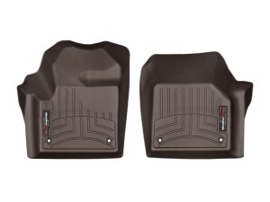 Land Rover Discovery Sport Floor Liners - Front - WeatherTech - FloorLiner DigitalFit - Cocoa - `15-`27