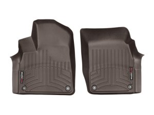Audi Q7 FloorLiner - Front - WeatherTech - DigitalFit - Cocoa - `17-`27
