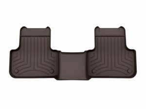 Audi Q7 FloorMat - Rear - WeatherTech - FloorLiner HP - Cocoa - `17-`25 Audi Q7 FloorMat - Rear - WeatherTech - FloorLiner HP - Cocoa - `17-`25