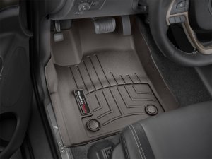 Dodge Durango FloorLiner - Front - WeatherTech - DigitalFit - Cocoa - `16-`27
