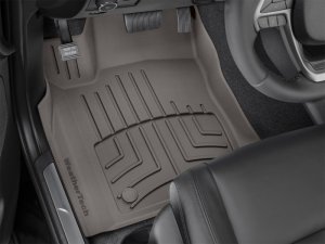 Dodge Durango Floor Mat Set - Front - WeatherTech - FloorLiner HP - Cocoa - `16-`27