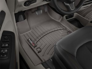 Chrysler Pacifica FloorLiner - Front - WeatherTech - DigitalFit - Cocoa - `17-`27