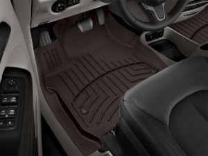 Chrysler Pacifica Floor Mat - Front - WeatherTech - FloorLiner HP - Cocoa - `17-`27