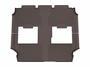 Chrysler Pacifica Hybrid Floor Mat Set - Rear and Third Row - WeatherTech - FloorLiner HP - Cocoa - `17-`20 Chrysler Pacifica Hybrid Floor Mat Set - Rear and Third Row - WeatherTech - FloorLiner HP - Cocoa - `17-`20