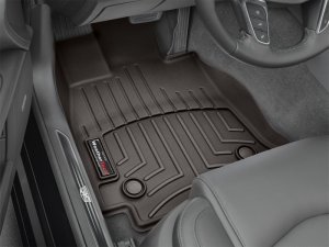 Cadillac CT6 FloorLiner - Front - WeatherTech - DigitalFit - Cocoa - `16-`27