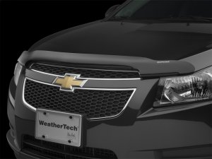 Chevrolet Cruze Stone and Bug Deflector - WeatherTech - EasyOn - Dark Smoke - `11-`15