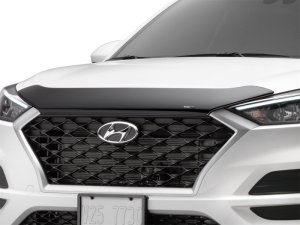 Hyundai Tucson Hood Protector - WeatherTech - Low Profile Aerodynamic - Black - `16-`27