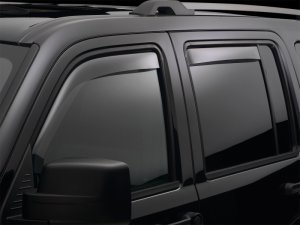 Nissan Rogue Wind Deflectors - Front + Rear - WeatherTech - Light Smoke - `14-`27