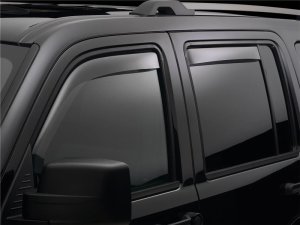 Nissan Rogue Wind Deflectors - Front + Rear - WeatherTech - Light Smoke - `14-`27