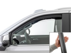 Cadillac Escalade Deflector - Front - WeatherTech - Side Window - Matte Black - `21-`26 Cadillac Escalade Deflector - Front - WeatherTech - Side Window - Matte Black - `21-`26