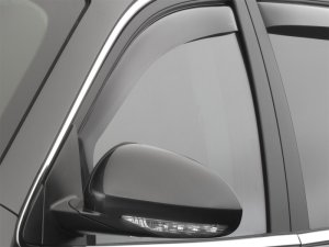 Buick Enclave Wind Deflectors - Front - WeatherTech - Dark Smoke - `08-`13