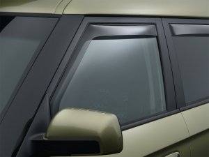 Kia Soul Wind Deflectors - Front - WeatherTech - Dark Smoke - `10-`13 Kia Soul Wind Deflectors - Front - WeatherTech - Dark Smoke - `10-`13
