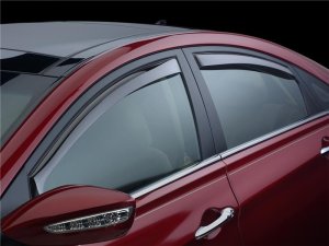 Chevrolet Colorado Wind Deflector - Front - WeatherTech - Dark Smoke - `15-`27 Chevrolet Colorado Wind Deflector - Front - WeatherTech - Dark Smoke - `15-`27