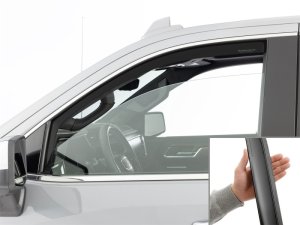 Chevrolet Silverado Deflector - Front - WeatherTech - Side Window - Matte Black - `19-`26