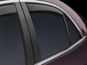 Chevrolet Malibu Wind Deflectors - Rear - WeatherTech - Dark Smoke - `13-`27