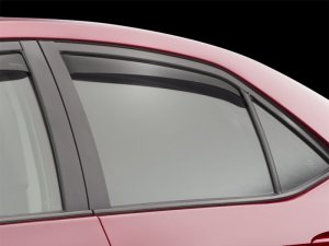 Toyota Corolla iM Wind Deflectors - Rear - WeatherTech - Side Window Deflector - Dark Smoke - `14-`19