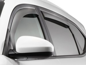 Hyundai Tucson Side Window Deflectors - Front and Rear - WeatherTech - Dark Smoke - `16-`27