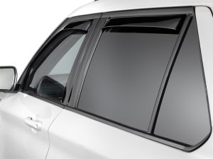 Ford Explorer ST Wind Deflectors - Front + Rear - WeatherTech - Dark Smoke - `20-`27