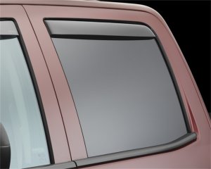 Chevrolet Silverado 1500 Window Deflector - Rear - WeatherTech - Dark Smoke - `14-`27