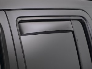 Chevrolet Silverado 1500 Window Deflector - Rear - WeatherTech - Dark Smoke - `14-`27