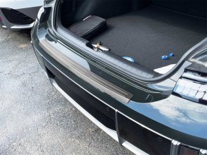 Hyundai Ioniq 6 BumperTopper - Rear - WeatherTech - Black - `23-`24 Hyundai Ioniq 6 BumperTopper - Rear - WeatherTech - Black - `23-`24