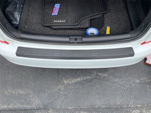 Volkswagen Passat BumperTopper - Rear - WeatherTech - Black - `20-`22 Volkswagen Passat BumperTopper - Rear - WeatherTech - Black - `20-`22