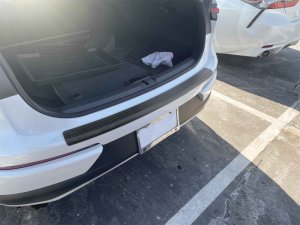 Toyota Crown BumperTopper - Rear - WeatherTech - Black - `23-`25