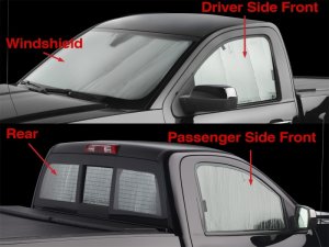 Chevrolet Silverado 1500 Window Shades - WeatherTech - TechShade Full Vehicle Kit - `14-`27
