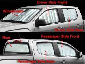 Chevrolet Colorado 1500 Window Shades - WeatherTech - TechShade - `15-`27