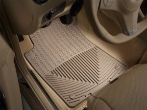 Mercedes-Benz E-Class Rubber Mats - Front - WeatherTech - All-Weather - Tan - `03-`09