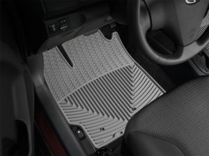 Toyota Yaris Floor Mats - Front - WeatherTech - Rubber - Grey - `07-`11