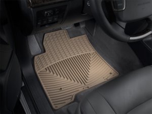 Lexus LX Rubber Mats - Front - WeatherTech - All-Weather - Tan - `08-`13