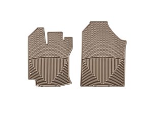 Toyota Venza Rubber Floor Mats - Front - WeatherTech - All-Weather - Tan - `09-`11