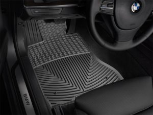 BMW 7 Series Floor Mats - Front - WeatherTech - Rubber - Black - `10-`27
