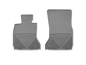 BMW 7 Series Rubber Mats - Front - WeatherTech - Grey - `10-`27