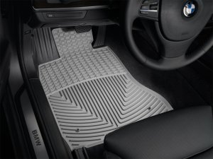 BMW 7 Series Rubber Mats - Front - WeatherTech - Grey - `10-`27