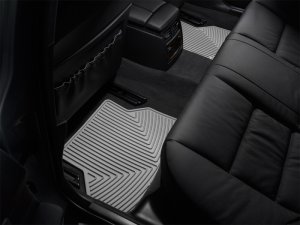 BMW 5 Series Rubber Floor Mats - Rear - WeatherTech - All-Weather - Grey - `04-`10 BMW 5 Series Rubber Floor Mats - Rear - WeatherTech - All-Weather - Grey - `04-`10