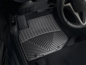 Honda Fit Floor Mats - Front - WeatherTech - Rubber - Black - `09-`13