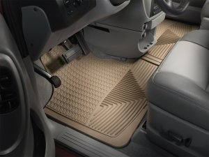 Chrysler Voyager Floor Mat Set - Front - WeatherTech - All-Weather - Tan - 2003