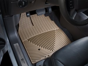 Ford Edge Rubber Floor Mats - Front - WeatherTech - All-Weather - Tan - `07-`12