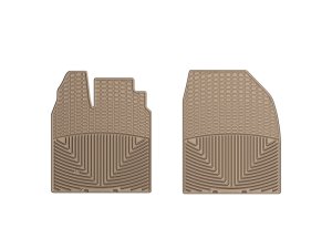 Ford Edge Rubber Floor Mats - Front - WeatherTech - All-Weather - Tan - `07-`12